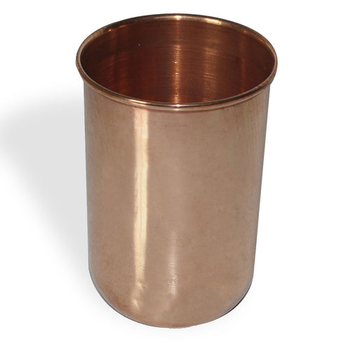 Pure Copper Cup Handmade 120 Ml (Pack of 2)