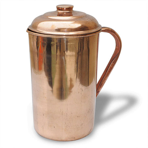 Pure Copper Pitcher Jug Hand Made 2 Ltrs