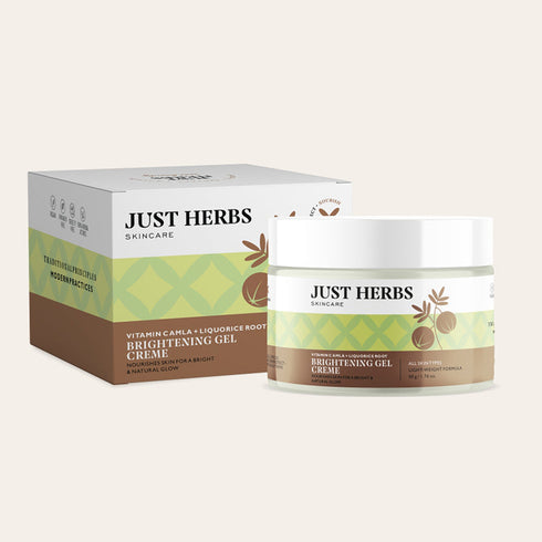 Just Herbs Vitamin C Amla & Liquorice Root Brightening Gel Creme 50g