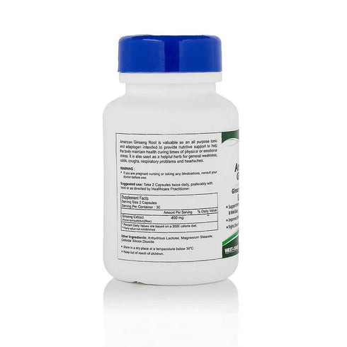 Healthvit American Ginseng Capsules