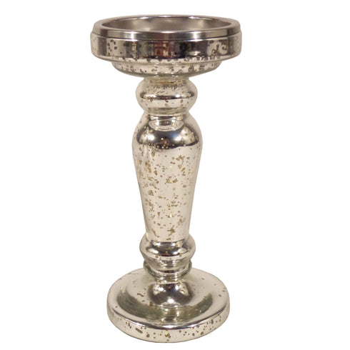 Glass Candle Holder 3.6" X 4" HT