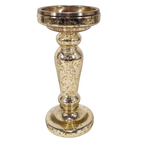 Glass Candle Holder 3.6" X 4" HT T1