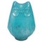 Murcrey Glass Owl T-Lite Holder Sm 4.2"X3.4"X5.2 HT