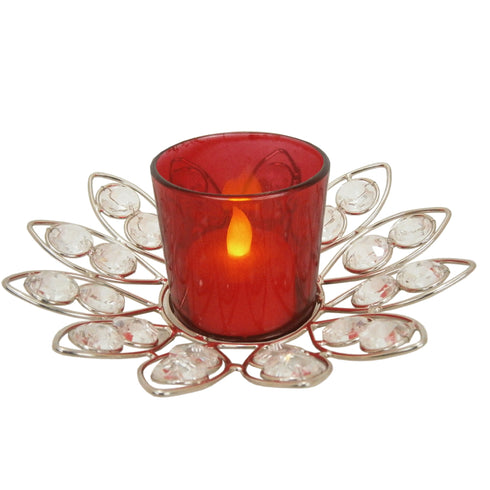 Round Crystal Votive 3.5"x5"x2.6"