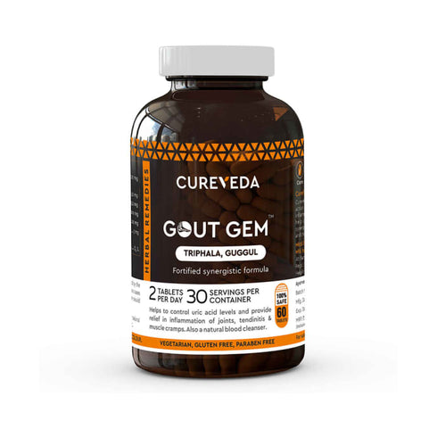 Cureveda Gout Gem Tablet bottle of 60 tablets