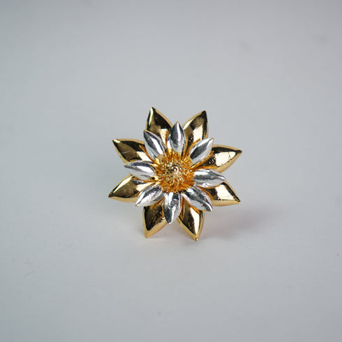 Pure Silver Golden Flowers 10g