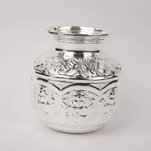 Pure Silver Asthalaxmi Design Kalasham132 grams