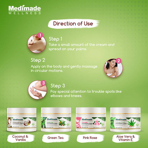 Medimade Wellness Aloe Vera & Vitamin E Moisturising Cream