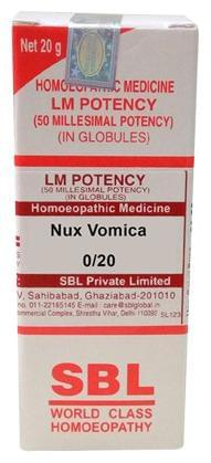SBL Nux Vomica 0/20 LM