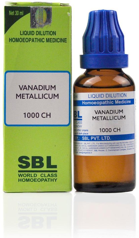 SBL Vanadium Metallicum Dilution 1000 CH