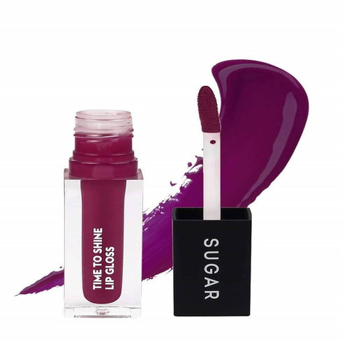 Sugar Time To Shine Lip Gloss Berryda | Deep Berry with cool undertone