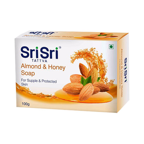 Sri Sri Tattva Almond & Honey Soap Pack Of 2 100g each