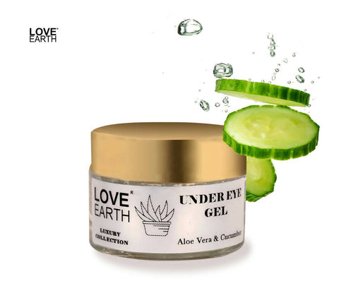 Love Earth Under Eye Gel Aloe Vera and Cucumber