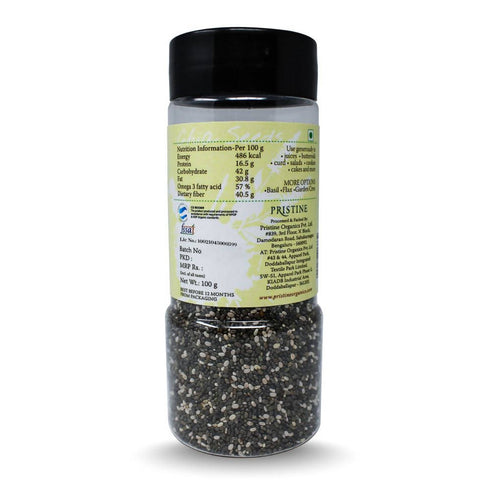 Pristine Fields of Gold | Chia Seeds Jar