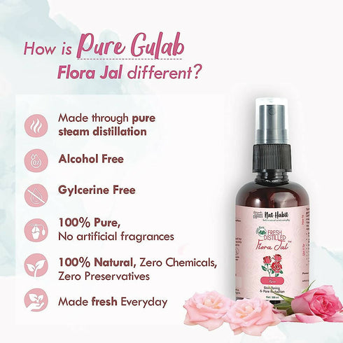 Nat Habit Fresh Distilled Rose Flora Jal