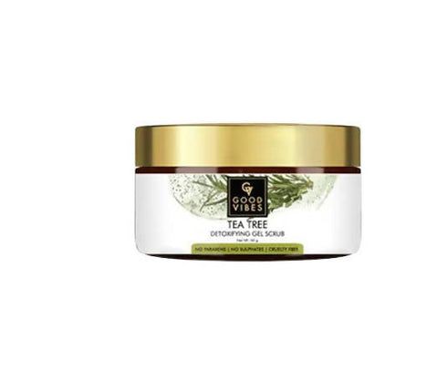Good Vibes Tea Tree Detoxifying Gel Scrub 50g