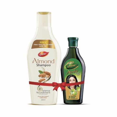 Dabur Almond Shampoo and Amla Hair Oil