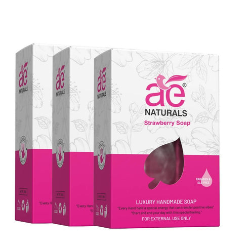 Ae Naturals Handmade Strawberry Soap 100g