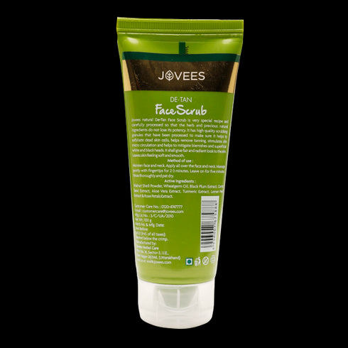Jovees Herbal Detan Face Scrub With SPF
