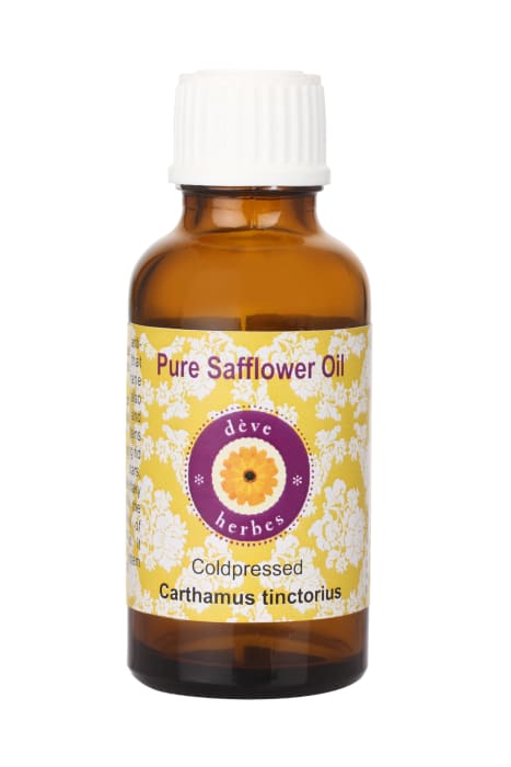 Deve Herbes Pure Safflower Oil bottle of 50 ml Oil