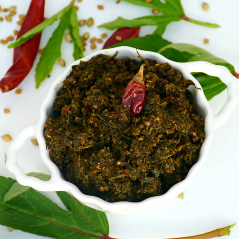 Madhura Red Sorrel Greens Gongura Pickle
