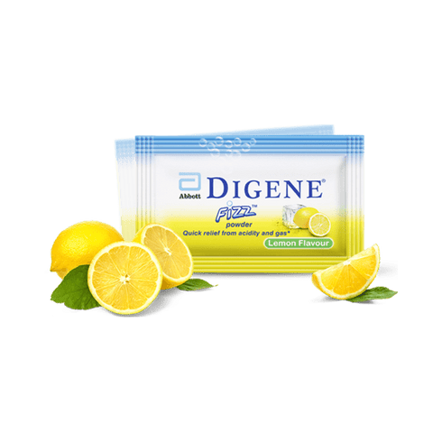 Digene Fizz Powder Lemon packet of 5g Powder