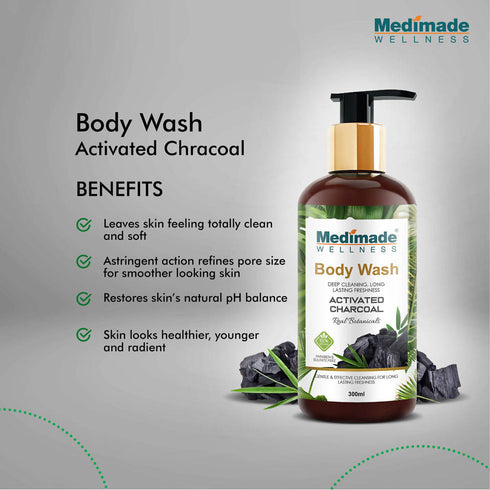 Medimade Wellness Activated Charcoal Body Wash