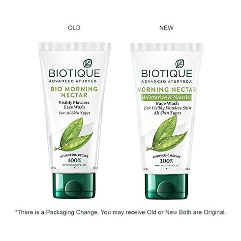 Biotique Advanced Ayurveda Bio Morning Nectar Visibly Flawless Face Wash 100g