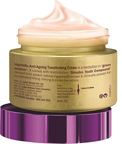 Lotus Herbals Youth Rx Anti-Aging Transforming Creme SPF 25 PA +++