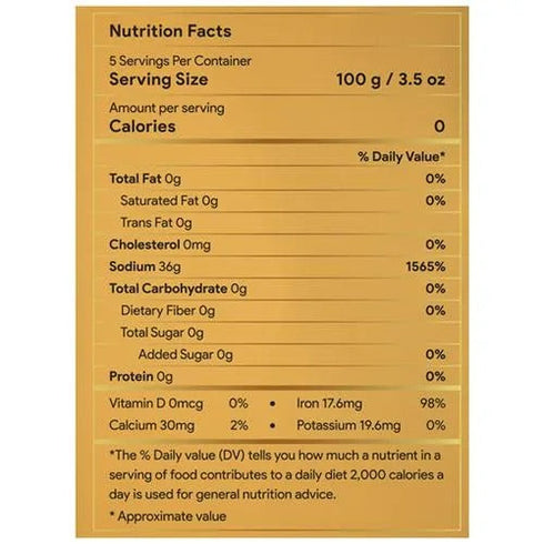 Himalayan Natives Black Salt Powder