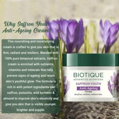 Biotique Saffron Youth Anti|Ageing Cream