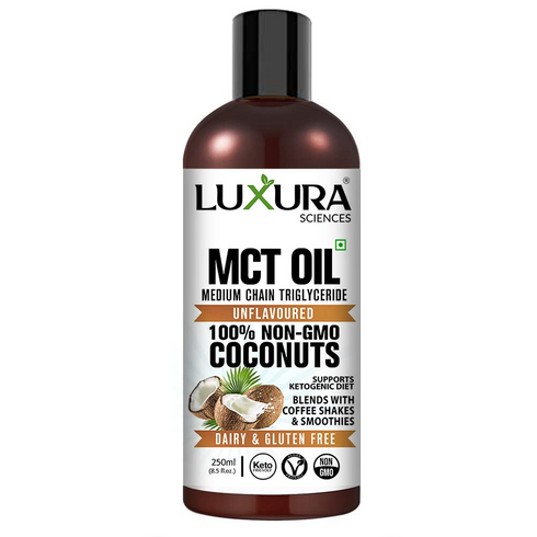 Luxura Sciences MCT Oil Organic for Weight and Energy Management