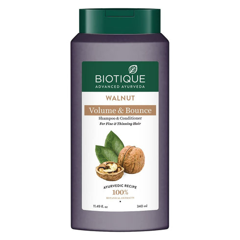 Biotique Advanced Ayurveda Bio Walnut Bark Volumizing Shampoo 80g