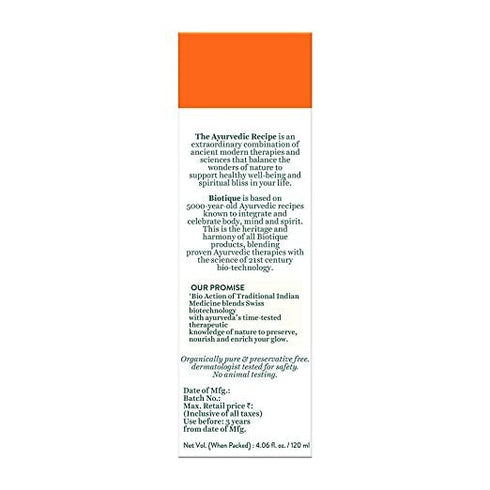 Biotique Advanced Ayurveda Bio Morning Nectar Visibly Flawless Sun Protector 30+SPF UVA |UVB Sunscreen