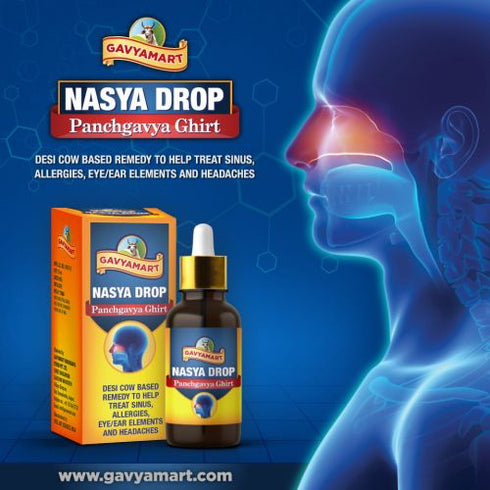 Gavyamart Nasya drop Panchgavya Ghirt