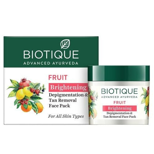 Biotique Bio Fruit Whitening And Depigmentation And Tan Removal Face Pack