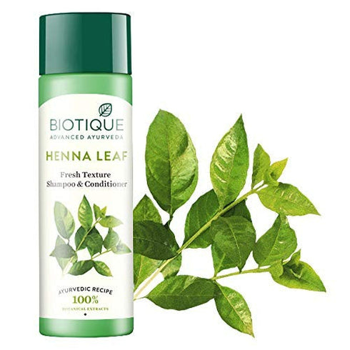 Biotique Bio Henna Leaf Fresh Texture Shampoo and Conditioner 100g