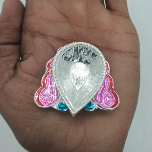 Pure Silver Pink Butterfly Fancy Diya 14.2g