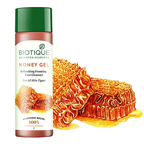 Biotique Advanced Organics Honey Gel Refreshing Foaming Face Cleanser 150ml