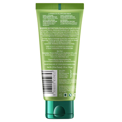 Biotique Advanced Ayurveda Bio Morning Nectar Visibly Flawless Face Scrub 50g