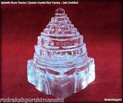 Natural Sphatik Shree Yantra Lab Tested