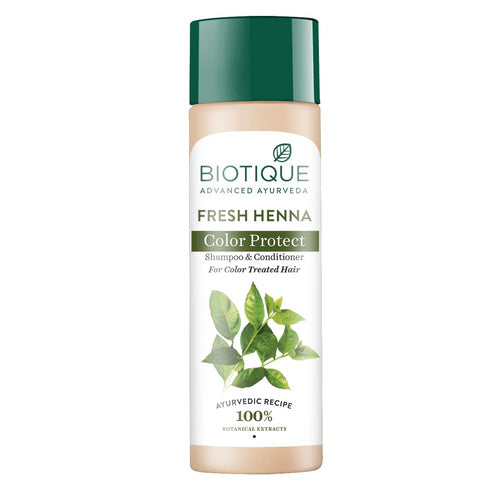Biotique Bio Henna Leaf Fresh Texture Shampoo and Conditioner 100g
