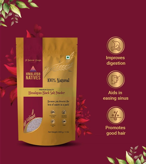 Himalayan Natives Black Salt Powder