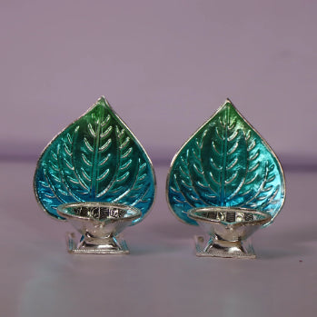 Pure Silver Betel Leaf Pattern Pair 41.3g