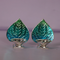 Pure Silver Betel Leaf Pattern Pair 41.3g