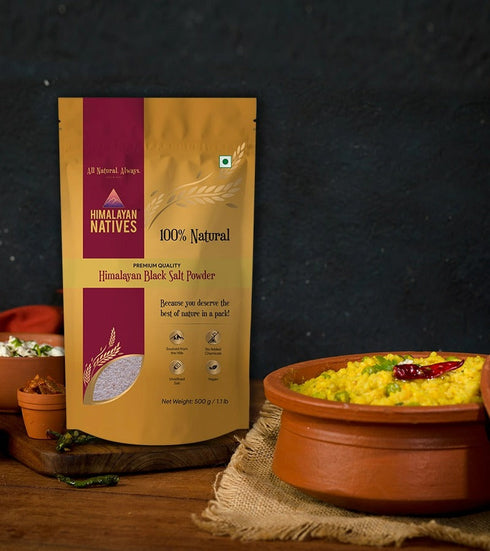 Himalayan Natives Black Salt Powder