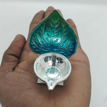 Pure Silver Betel Leaf Pattern Pair 41.3g