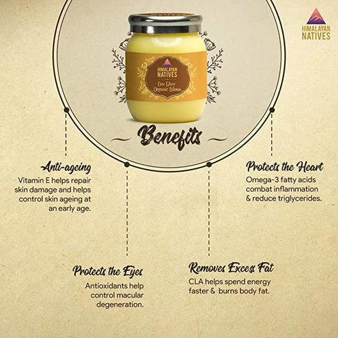 Himalayan Natives Organic Cow Bilona Ghee