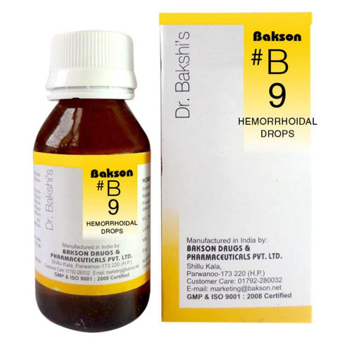 Bakson's B9 Hemorrhoidal Drop 30ml