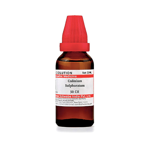 Dr Willmar Schwabe India Cadmium Sulphuratum Dilution 30 CH
